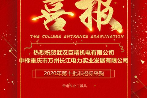 热烈祝贺凯时娱乐中标重庆市万州长江电力实业生长有限公司2020年第十批非招标采购